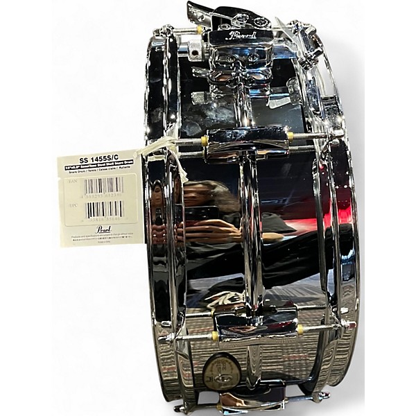 Used Pearl 14X5.5 Sensitone Snare Chrome Drum