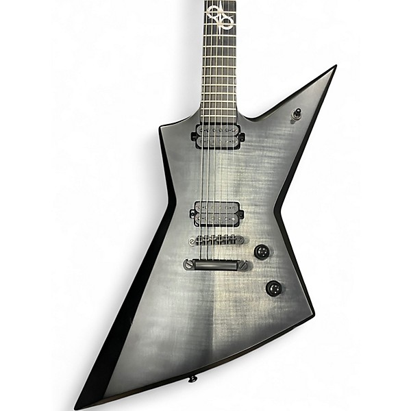 Used Solar Guitars E2.6 Satin Black Transparent Solid Body Electric Guitar