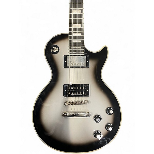 Used Epiphone Les Paul Custom Silver Burst Solid Body Electric Guitar