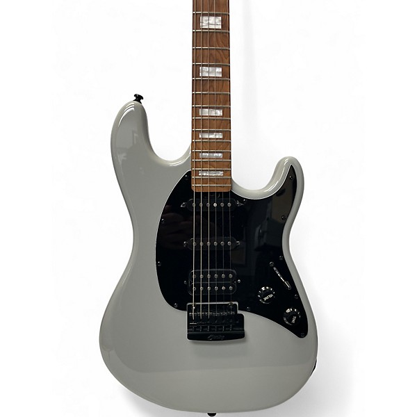Used Sterling by Music Man CT50 Plus HSS Chalk Grey Solid Body Electric Guitar