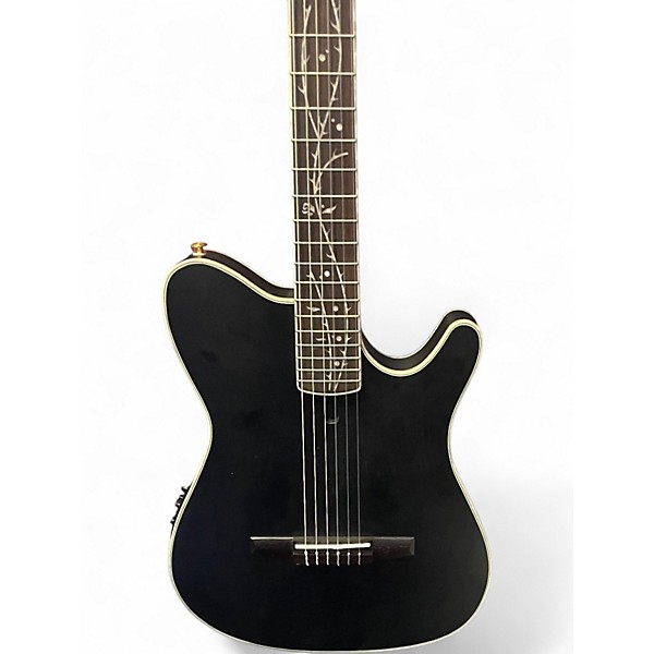 Used Ibanez TOD10NTKF Black Acoustic Electric Guitar