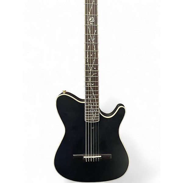 Used Ibanez TOD10NTKF Black Acoustic Electric Guitar