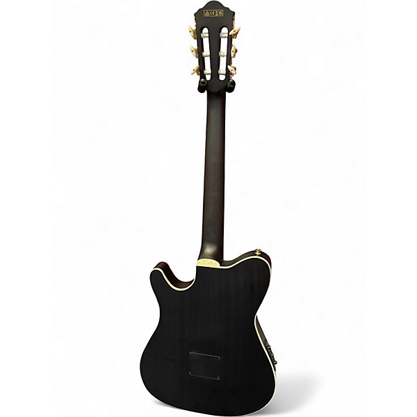 Used Ibanez TOD10NTKF Black Acoustic Electric Guitar