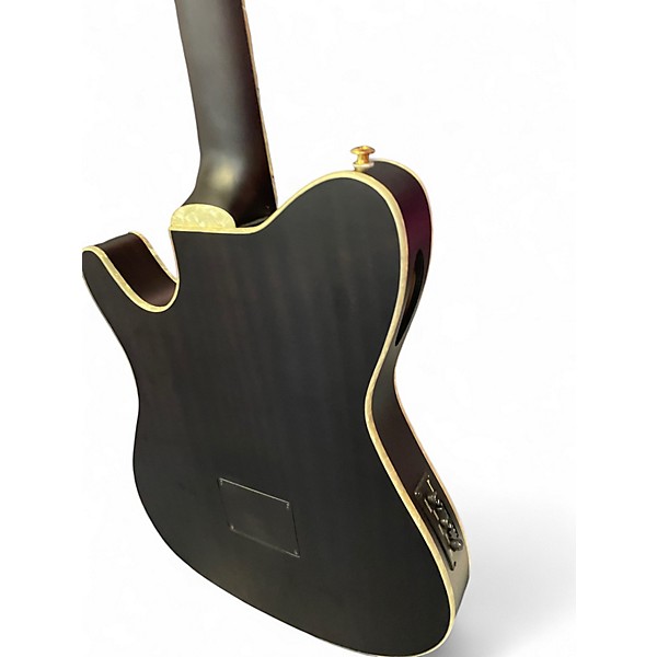Used Ibanez TOD10NTKF Black Acoustic Electric Guitar