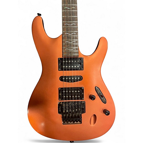 Used Ibanez S470 COPPER METALLIC Solid Body Electric Guitar