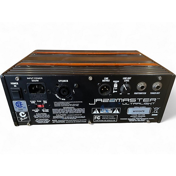 Used Fender Jazzmaster Ultralight Solid State Guitar Amp Head