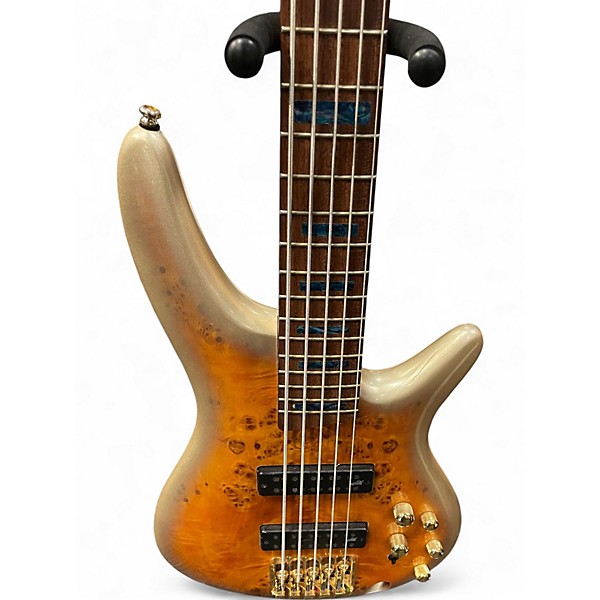 Used Ibanez SR405EPBDX Orange Electric Bass Guitar