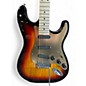 Used Glarry strat style 2 Tone Sunburst gold pickguard Solid Body Electric Guitar