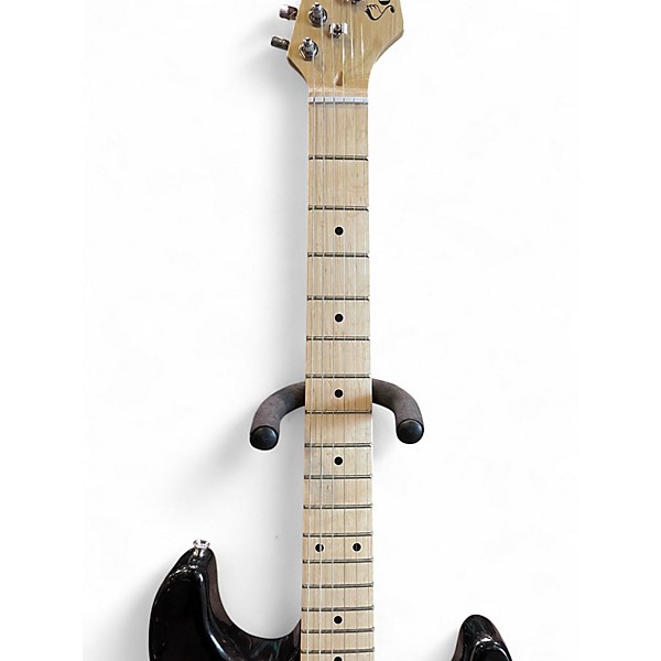 Used Glarry strat style 2 Tone Sunburst gold pickguard Solid Body Electric Guitar