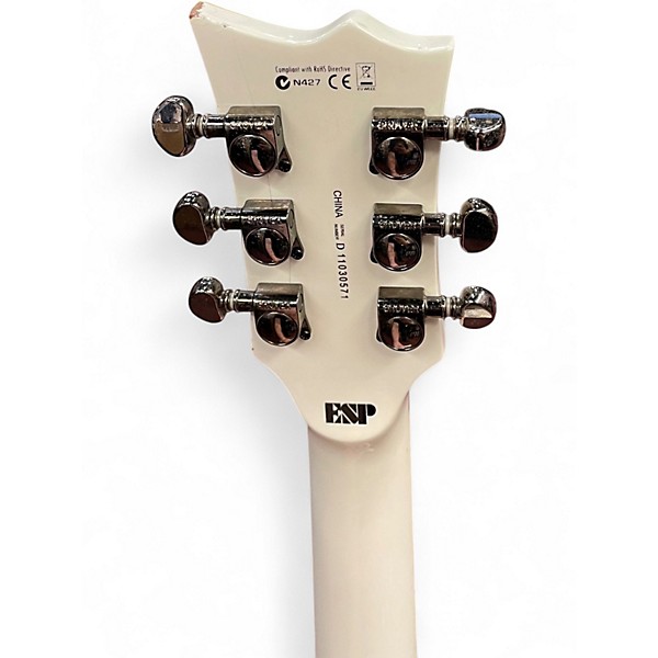 Used ESP LTD EC401 White Solid Body Electric Guitar