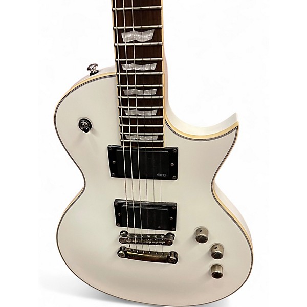 Used ESP LTD EC401 White Solid Body Electric Guitar
