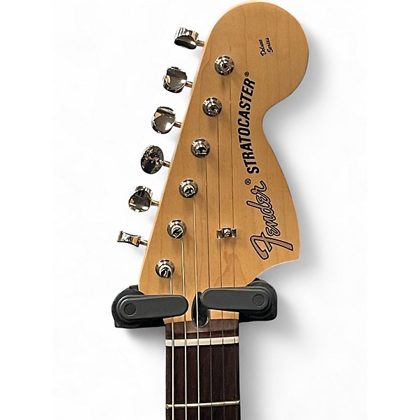 Used Fender Tom Delonge Signature Stratocaster Black Solid Body Electric Guitar