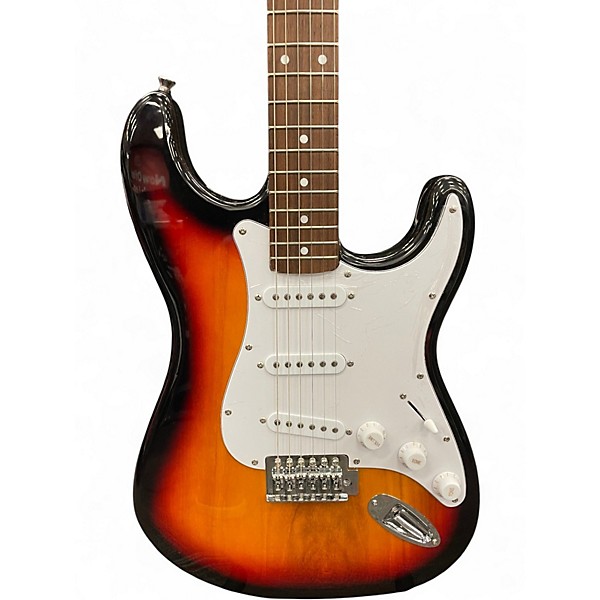 Used Squier Standard Stratocaster 2 Color Sunburst Solid Body Electric Guitar