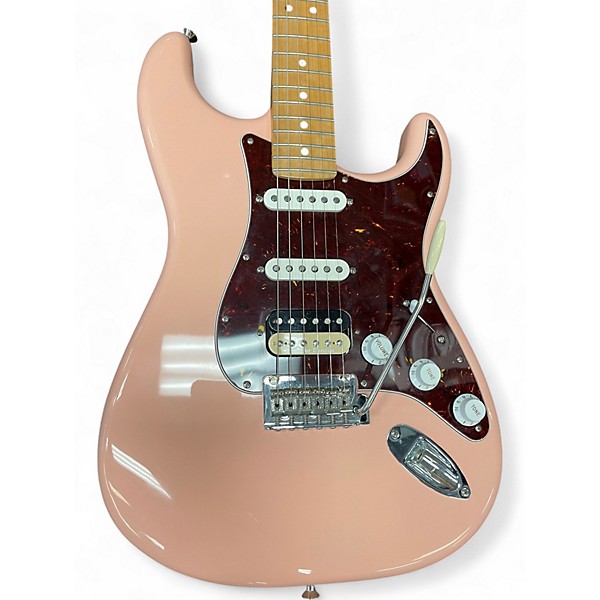 Used Fender Player Stratocaster Shell Pink Solid Body Electric Guitar