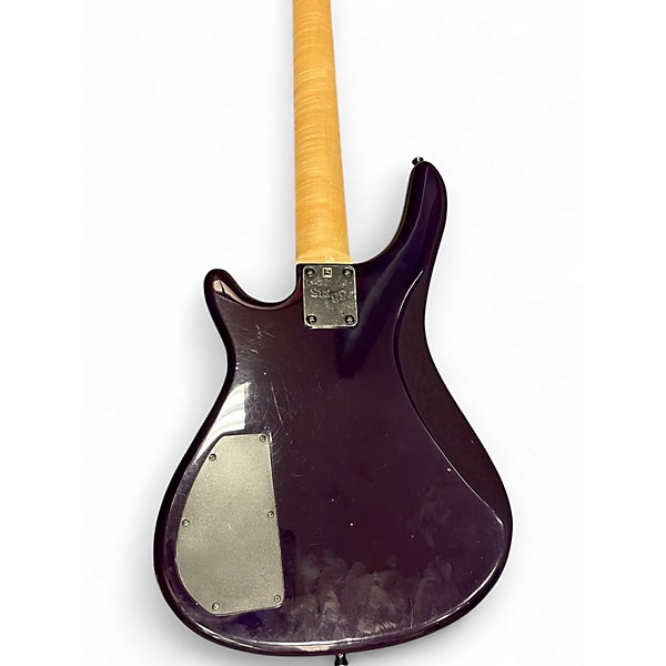 Used Stagg bc300  Purple Electric Bass Guitar