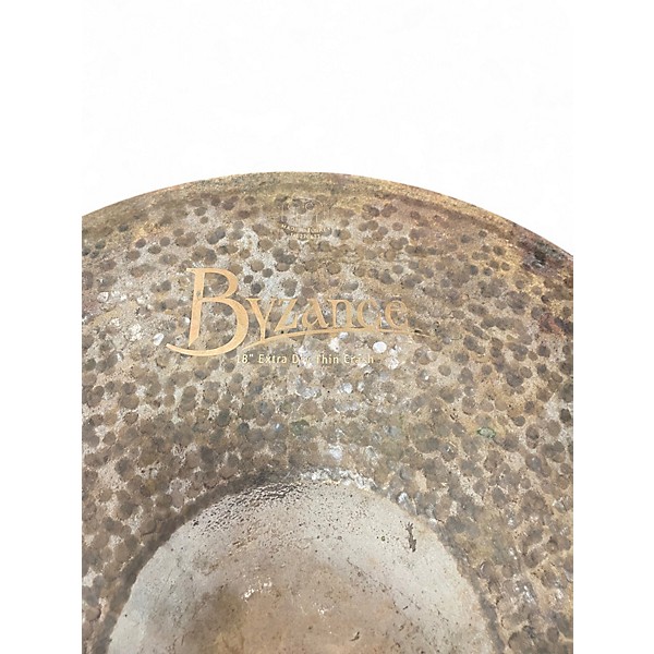 Used MEINL 18in Byzance Extra Thin Dry Crash Cymbal