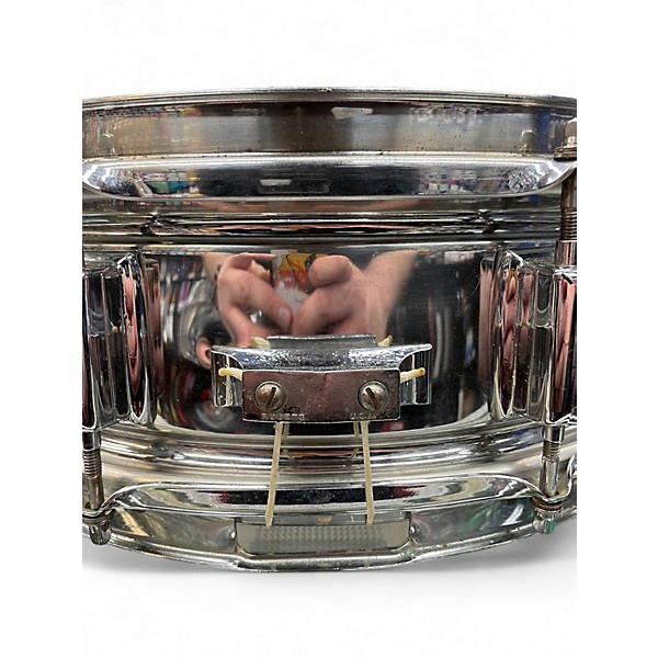 Vintage 1970s Rogers 5.5X14 Powertone Chrome Drum
