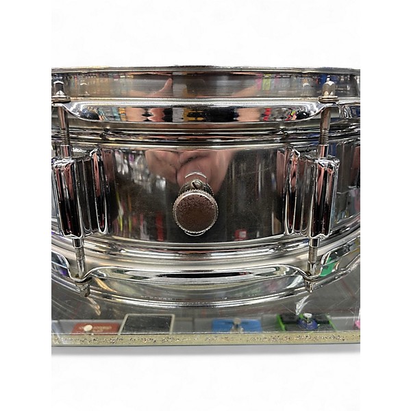 Vintage 1970s Rogers 5.5X14 Powertone Chrome Drum