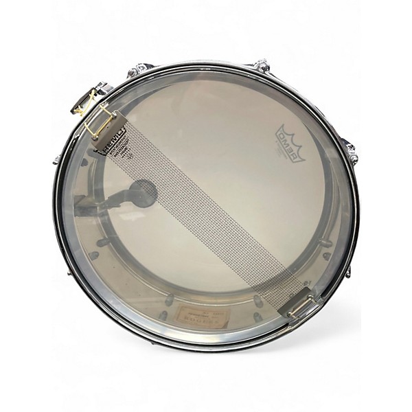 Vintage 1970s Rogers 5.5X14 Powertone Chrome Drum