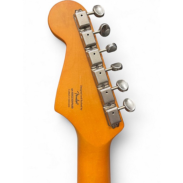 Used Squier 40th Anniversary Stratocaster SATIN SONIC BLUE Solid Body Electric Guitar