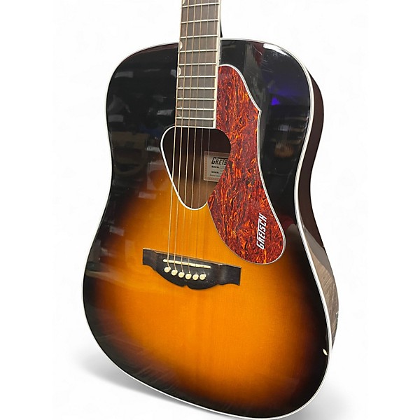 Used Gretsch Guitars G5024E Rancher Sunburst Acoustic Electric Guitar