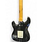 Used Silvertone St Style Black Solid Body Electric Guitar