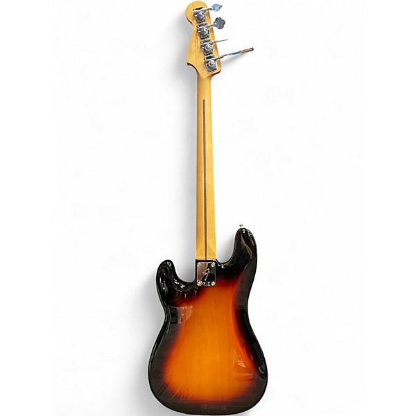Used Fender Player Precision Bass 3 Tone Sunburst Electric Bass Guitar