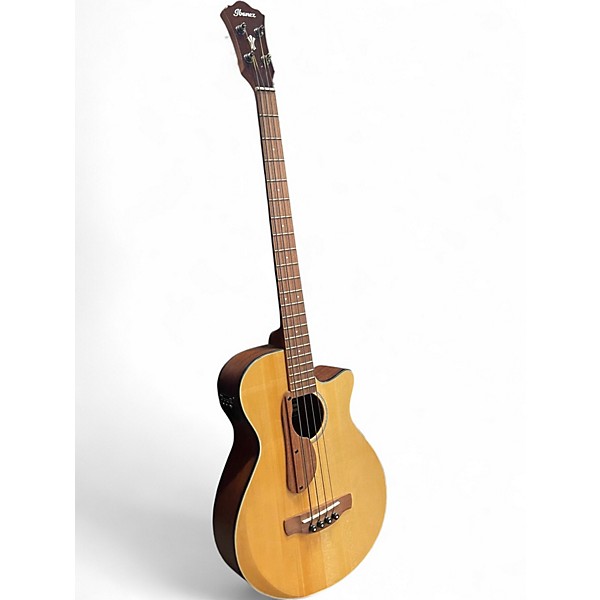 Used Ibanez AEGB30E Natural Acoustic Bass Guitar