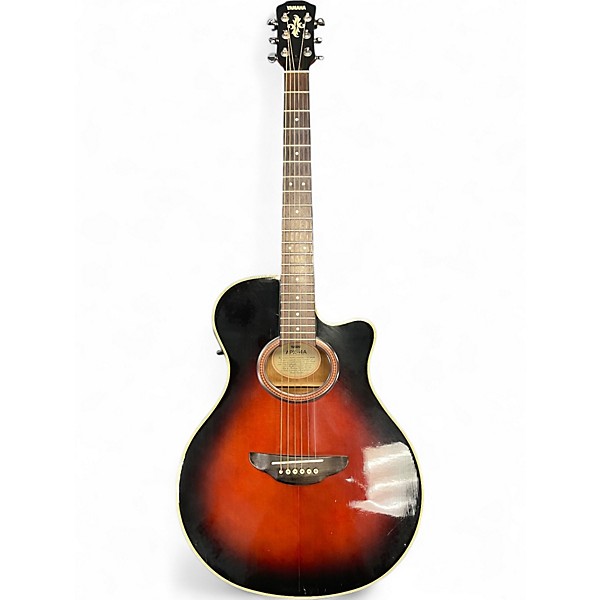 Used Yamaha APX-4a Tobacco Burst Acoustic Guitar