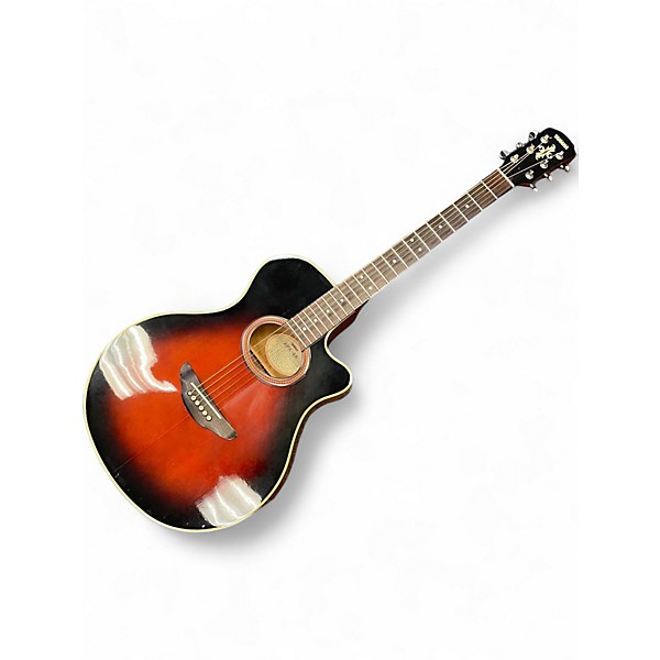 Used Yamaha APX-4a Tobacco Burst Acoustic Guitar