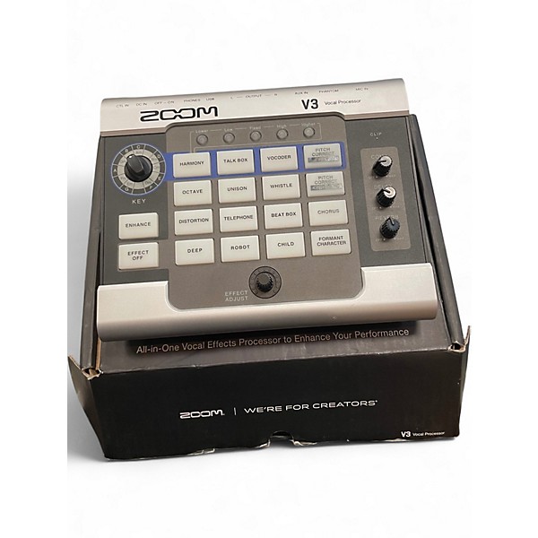 Used Zoom ZV3 V3 Vocal Processor