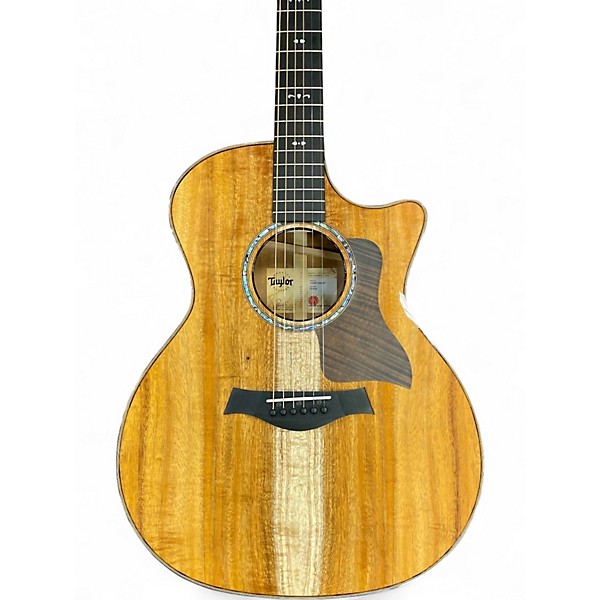 Used Taylor 724CE GRAND AUDITORIUM Natural Acoustic Electric Guitar