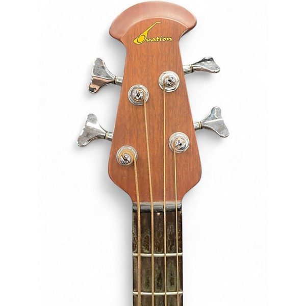 Used Ovation CC74 Natural Acoustic Bass Guitar