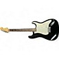 Used Fender Standard Stratocaster Black Solid Body Electric Guitar thumbnail