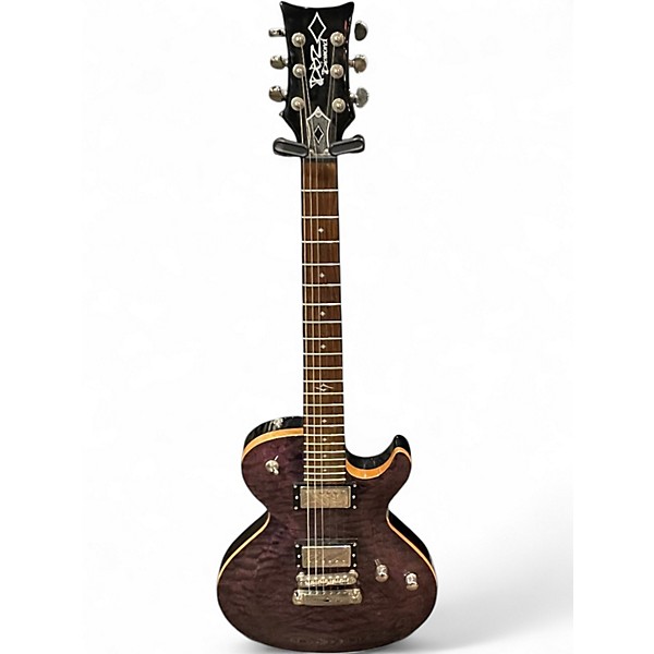 Used DBZ Guitars DIAMOND BOLERO FLAMED PURPLE Solid Body Electric Guitar