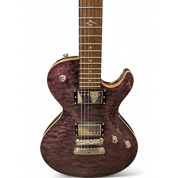 Used DBZ Guitars DIAMOND BOLERO FLAMED PURPLE Solid Body Electric Guitar