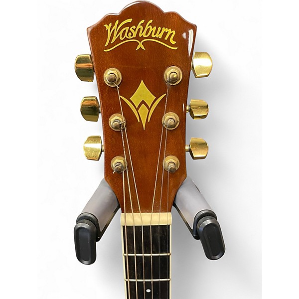 Used Washburn D100DLMK Natural Acoustic Guitar