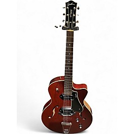 Used Godin 5th Avenue Kingpin II Burgundy Hollow Body Electric Guitar