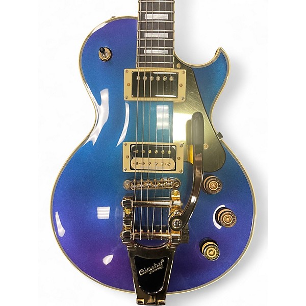 Used Schecter Guitar Research Mark Thwaite Signature Solo-II Blue Solid Body Electric Guitar