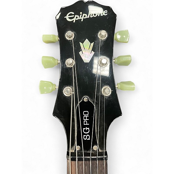 Used Epiphone SG Pro Ebony Solid Body Electric Guitar
