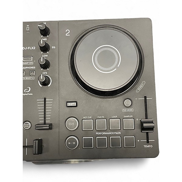 Used AlphaTheta FLX2 DJ Controller