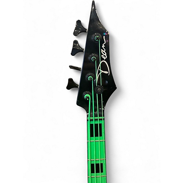 Used Dean Custom Zone Green Solid Body Electric Guitar