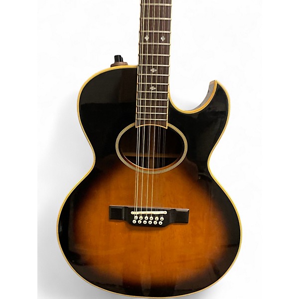Used Washburn  MONTEREY -12 2 Tone Sunburst 12 String Acoustic Electric Guitar