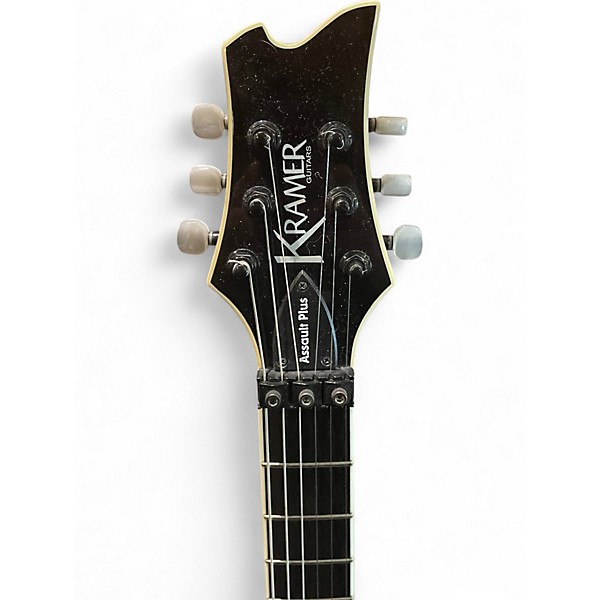 Used Kramer ASSUALT PLUS Black Solid Body Electric Guitar