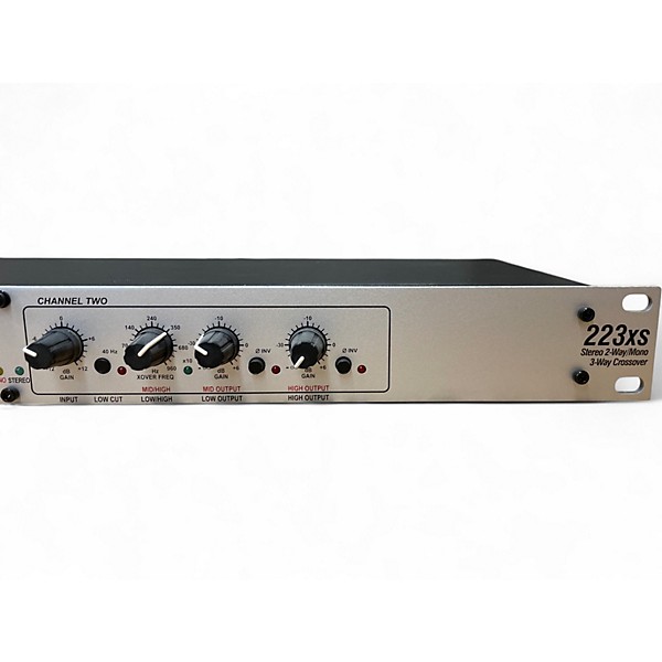 Used dbx 223XS Stereo 2-Way/Mono 3-Way Crossover
