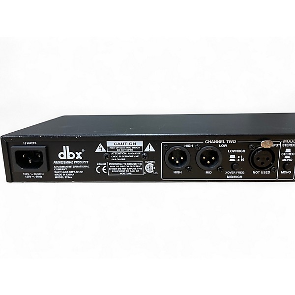 Used dbx 223XS Stereo 2-Way/Mono 3-Way Crossover