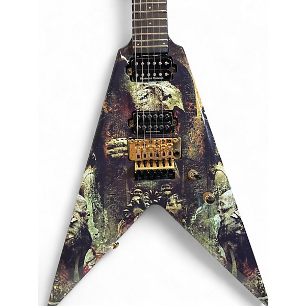 Used Dean KARL SANDERS V-GATES OF SETHU Custom Graphic Solid Body Electric Guitar