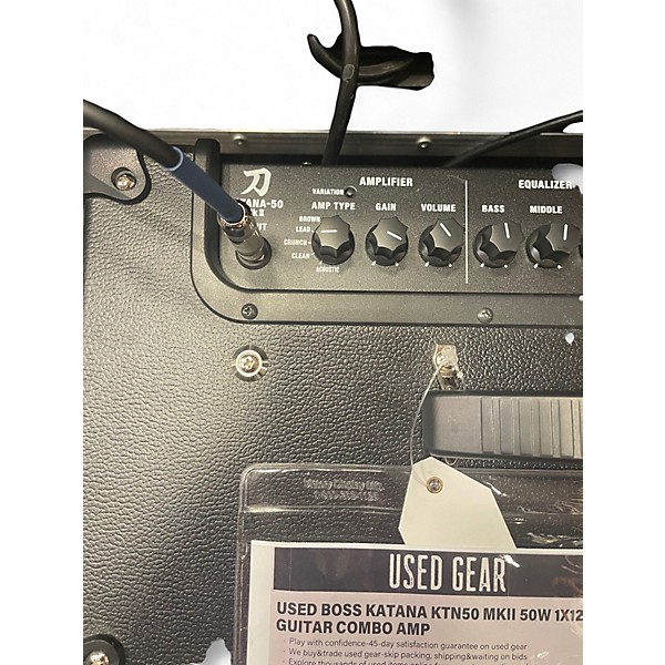 Used BOSS Katana KTN50 MKII 50W 1X12 Guitar Combo Amp