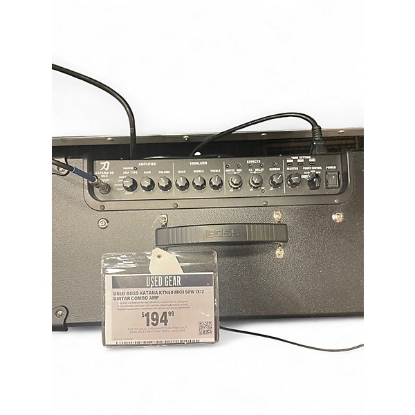 Used BOSS Katana KTN50 MKII 50W 1X12 Guitar Combo Amp