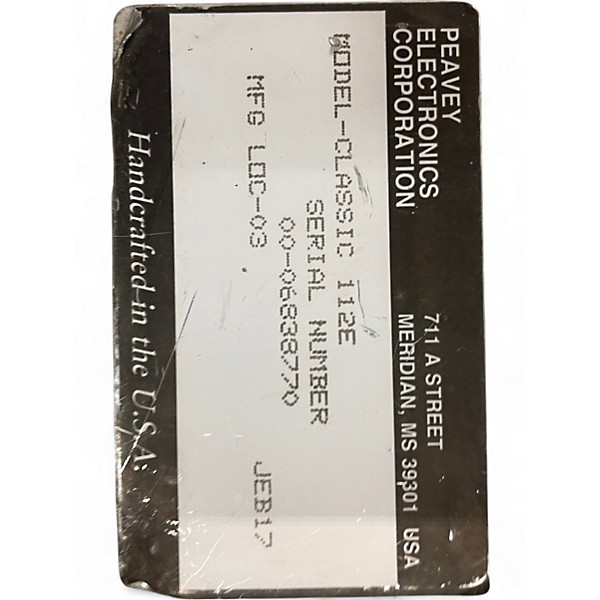 Used Peavey CLASSIC 112E Guitar Cabinet